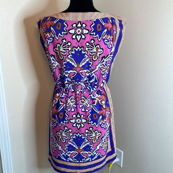 Loft floral satin mini dress - Picture 6 of 8